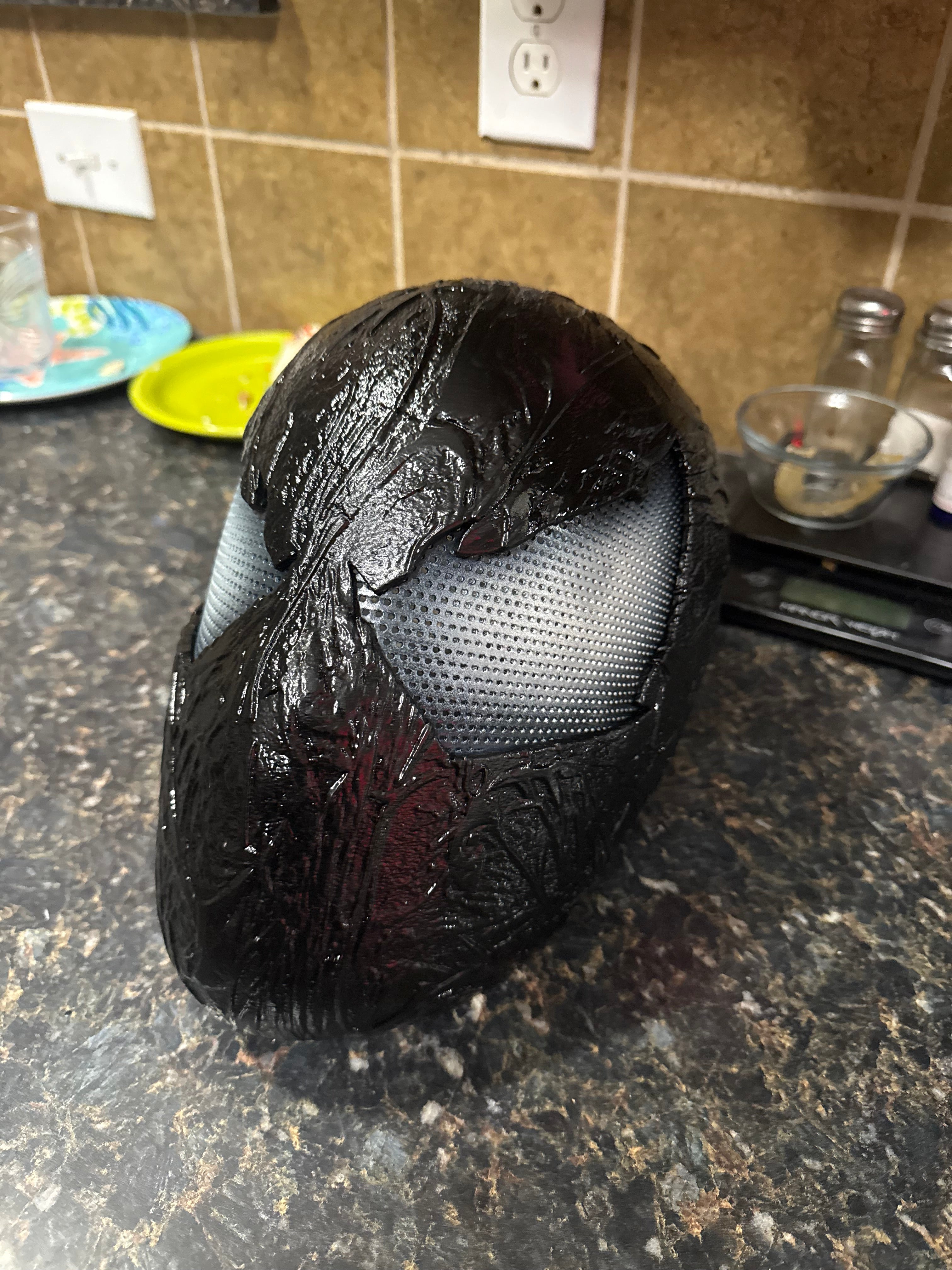 Symbiote-Inspired Wearable Helmet